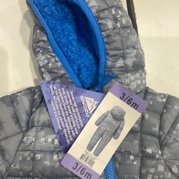 Snozu Infant One Piece Snowsuit Blue and Gray 18 Months - Picture 2 of 8